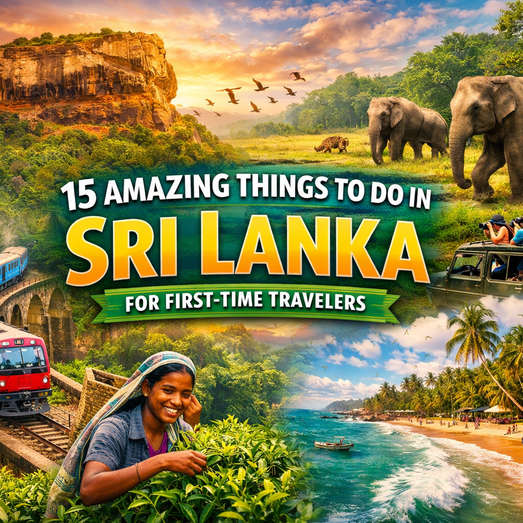 Sigiriya Rock Fortress Sri Lanka aerial view