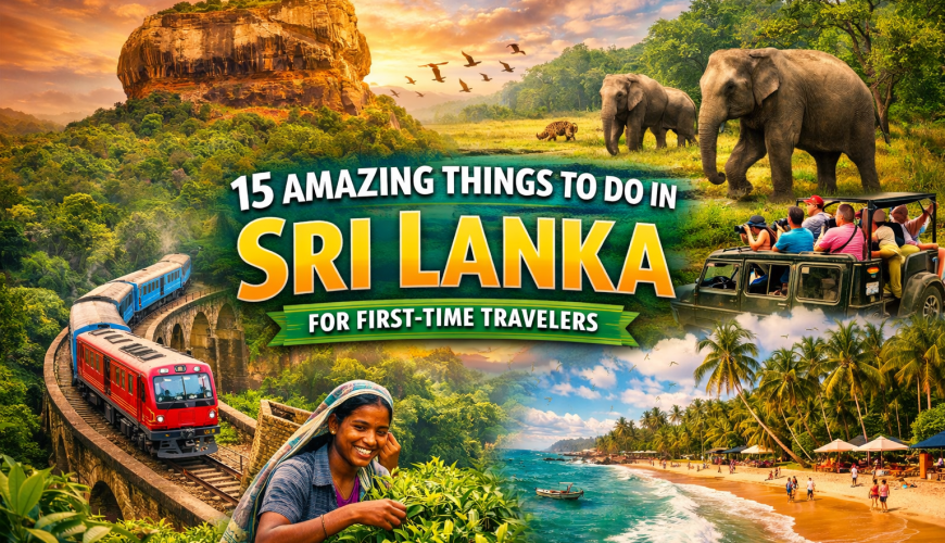 Sigiriya Rock Fortress Sri Lanka aerial view