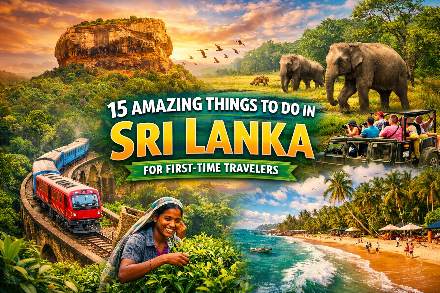 Sigiriya Rock Fortress Sri Lanka aerial view