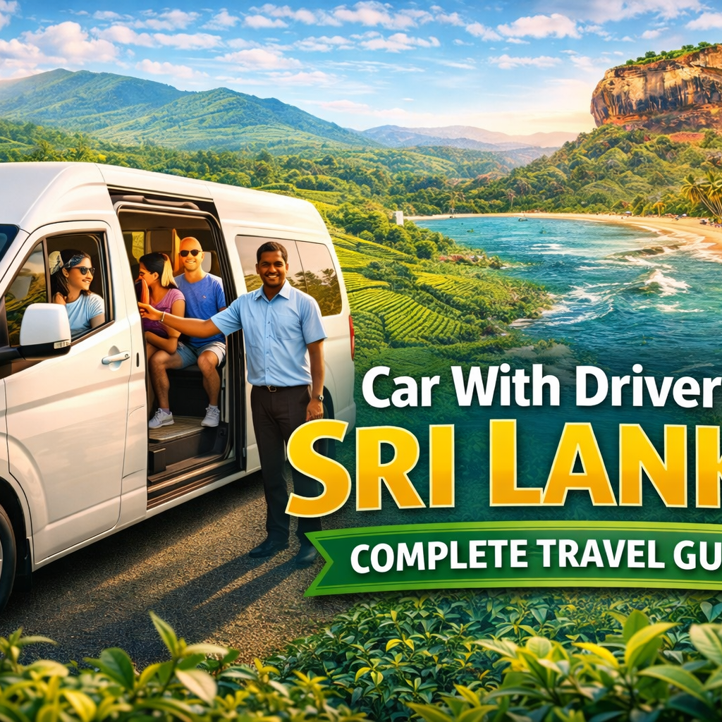 car with driver Sri Lanka travel service