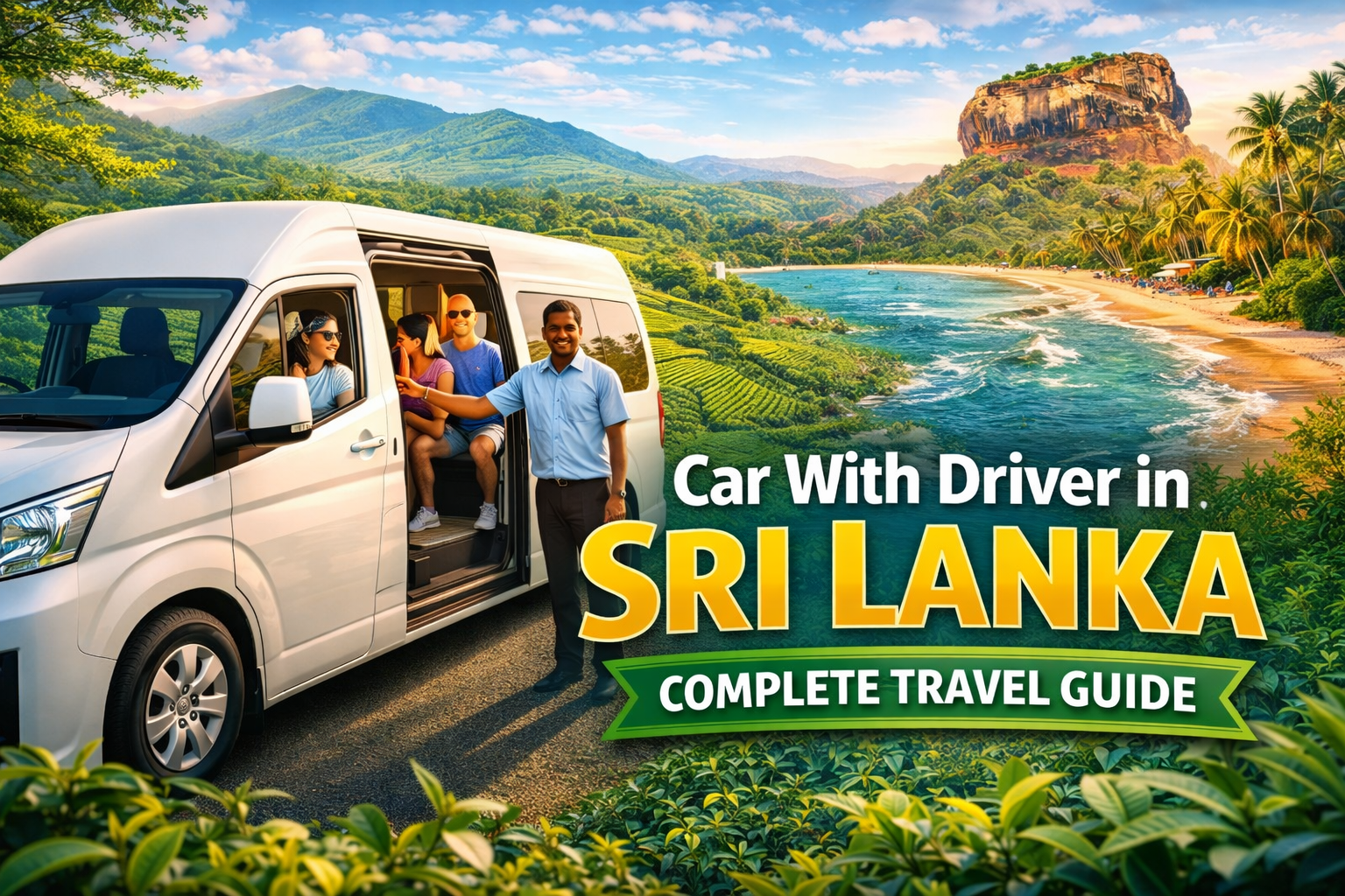 car with driver Sri Lanka travel service