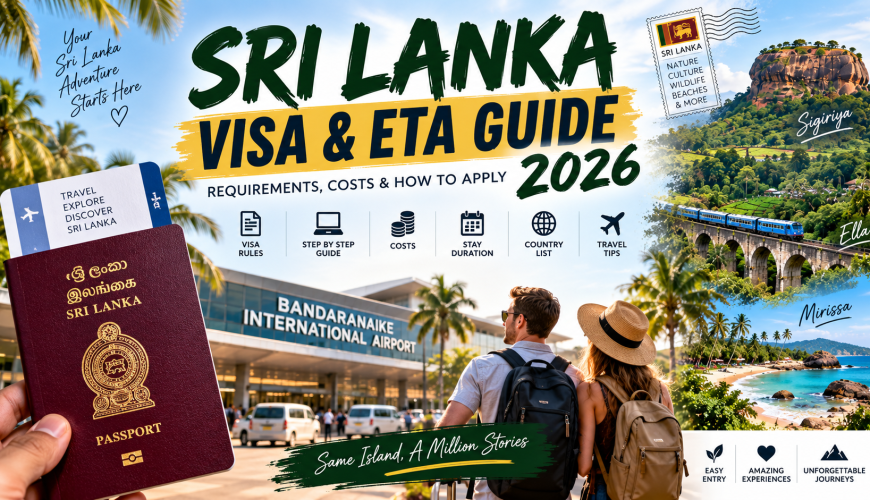 Sri Lanka Visa and ETA Guide 2026 for international tourists